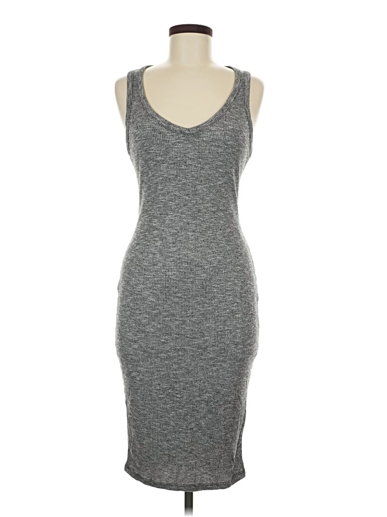 Pre-owned Mossimo Casual Dress In Gray