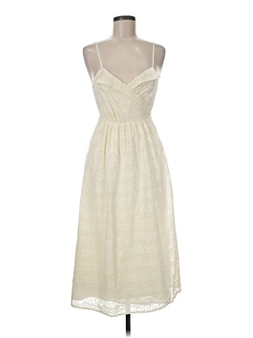 Madewell Embroidered Pleated Wrap Dress (view 1)