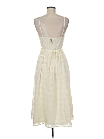 Madewell Embroidered Pleated Wrap Dress (view 2)