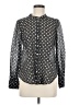 Bailey 44 Polka Dots Gray Long Sleeve Blouse Size M - photo 1
