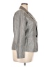 Le Suit 100% Polyester Gray Blazer Size 18 - photo 4