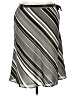 Axcess 100% Polyester Stripes Silver Formal Skirt Size 16 - photo 1