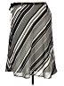 Axcess 100% Polyester Stripes Silver Formal Skirt Size 16 - photo 2