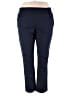 Croft & Barrow Solid Blue Active Pants Size 20 - photo 1