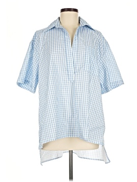 Caroline Constas Short Sleeve Button Down Shirt