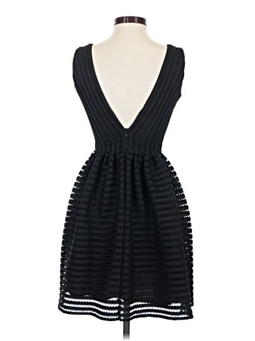 Red Saks Fifth Avenue Cocktail Dress (view 2)