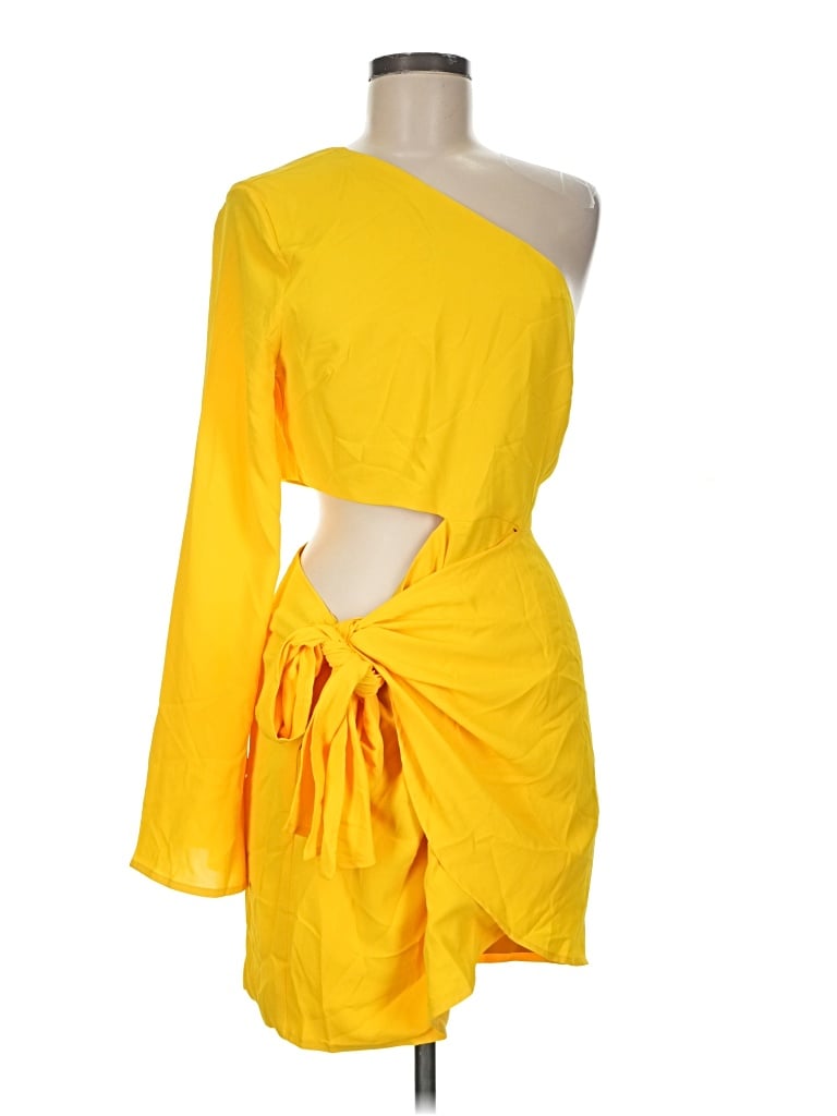 Pre-owned Runaway Cocktail Dress In Yellow