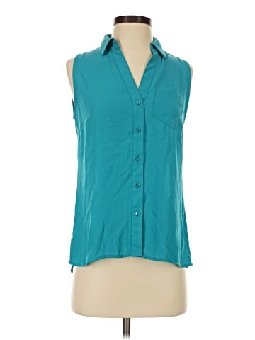 The Limited Sleeveless Button-Down Shirt (view 1)