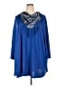 Catherines Blue Poncho Size 5X - photo 1