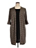 Perceptions Brown Casual Dress Size XL - photo 1