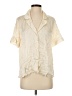 BHLDN Ivory Short Sleeve Blouse Size XS - photo 1