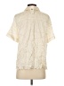 BHLDN Ivory Short Sleeve Blouse Size XS - photo 2