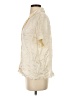 BHLDN Ivory Short Sleeve Blouse Size XS - photo 5