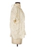 BHLDN Ivory Short Sleeve Blouse Size XS - photo 4