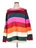 Lane Bryant Color Block Stripes Pink Pullover Sweater Size 22 - 24 Plus - photo 1
