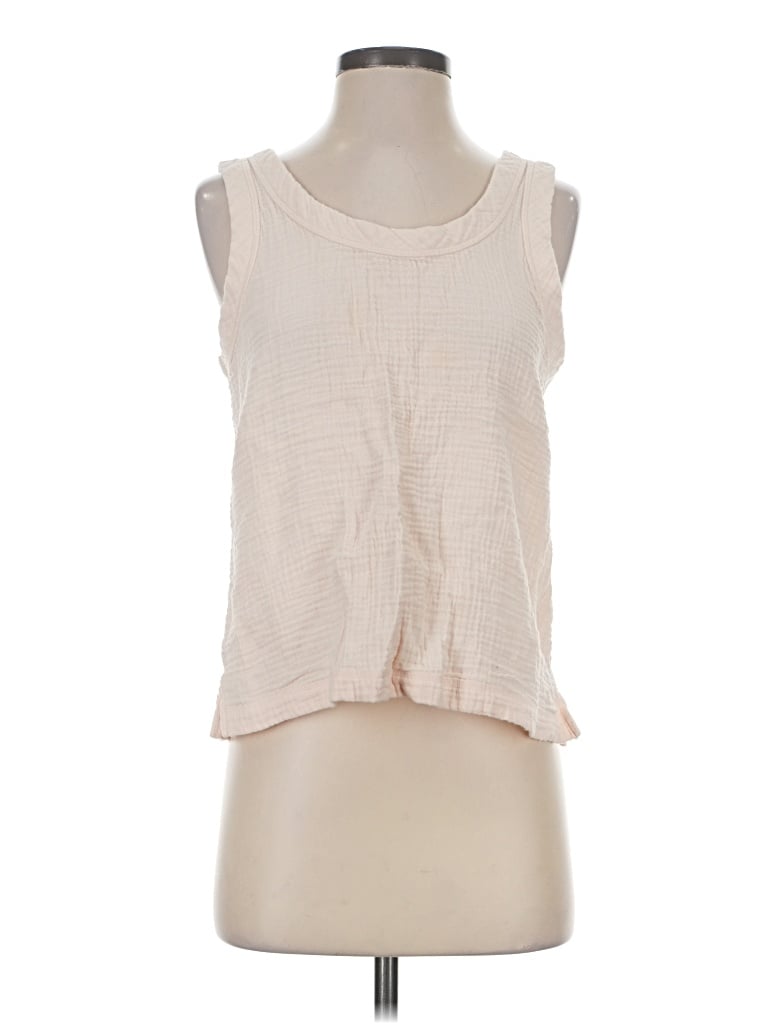 Pre-owned Haven Well Within Sleeveless Top Ivory Halter Neckline Tops