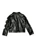 Limited Too 100% Polyurethane Hearts Black Jacket Size 7 - 8 - photo 2