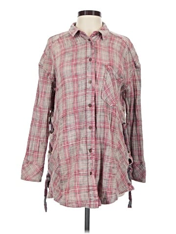 Free People Long Sleeve Button-Down Shirt (view 1)