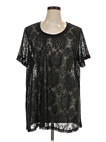 Ellos Short Sleeve Blouse (view 1)