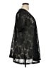 Ellos 100% Polyester Black Short Sleeve Blouse Size 1X - photo 4