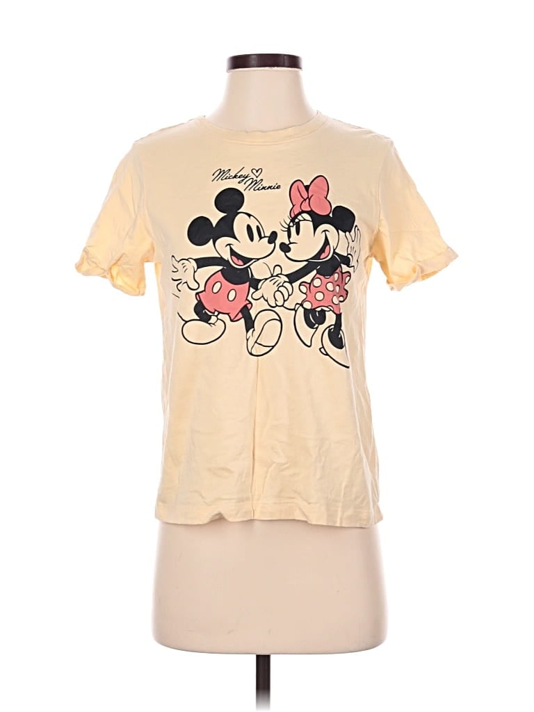 Pre-owned Disney Short Sleeve T-shirt In Ivory