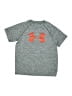 Under Armour 100% Polyester Gray Active T-Shirt Size L (youth) - photo 1