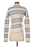 Obermeyer 100% Wool Chevron-herringbone Ivory Wool Pullover Sweater Size XS - photo 2
