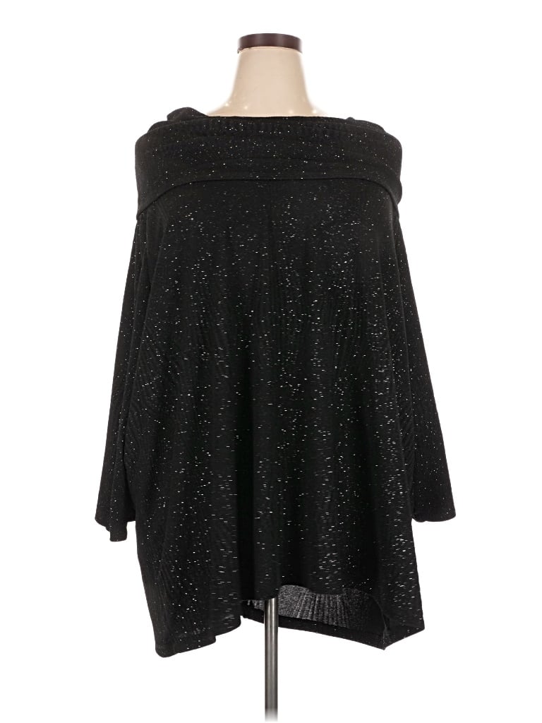 Pre-owned Catherines Pullover Sweater In Black