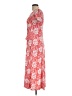 Perceptions Paisley Red Casual Dress Size L - photo 5