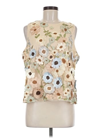 Adrianna Papell Sleeveless Blouse (view 1)
