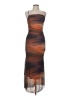 Shein Graphic Brown Cocktail Dress Size 8 - 10 - photo 1