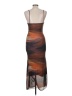 Shein Graphic Brown Cocktail Dress Size 8 - 10 - photo 2