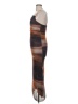 Shein Graphic Brown Cocktail Dress Size 8 - 10 - photo 5