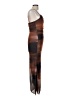 Shein Graphic Brown Cocktail Dress Size 8 - 10 - photo 4