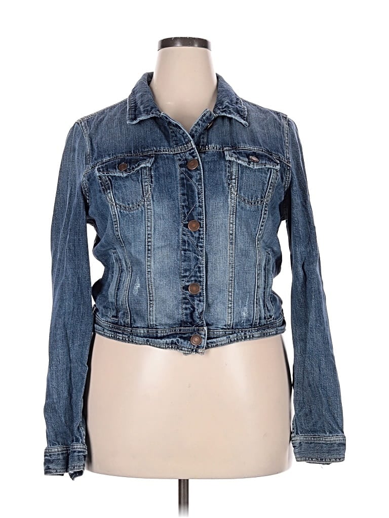 Pre-owned American Eagle Outfitters Denim Jacket In Blue