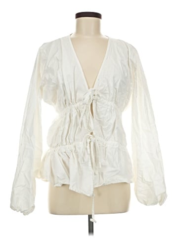 Missguided Long Sleeve Blouse (view 1)