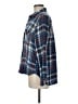 Bella Dahl Plaid Blue Long Sleeve Button-Down Shirt Size M - photo 5