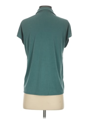 Green Envelope Short Sleeve Blouse (view 2)