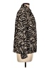 Notations 100% Polyester Animal Print Black Long Sleeve Blouse Size 12 Petite - photo 4