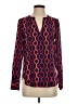 Julie Brown 100% Polyester Pink Long Sleeve Blouse Size 2 - photo 1