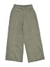 Zara 100% Elastane Chevron-herringbone Green Tan Casual Pants Size 7 - photo 1