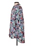 Monki 100% Viscose Paisley Blue Long Sleeve Button-Down Shirt Size XS - photo 5