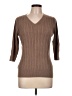SONOMA life + style 100% Cotton Brown Pullover Sweater Size L - photo 1