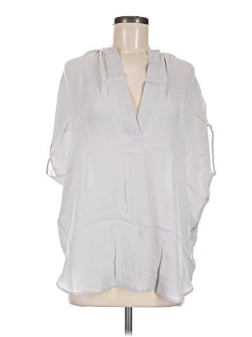 Vince. 3/4 Sleeve Silk Top (view 1)