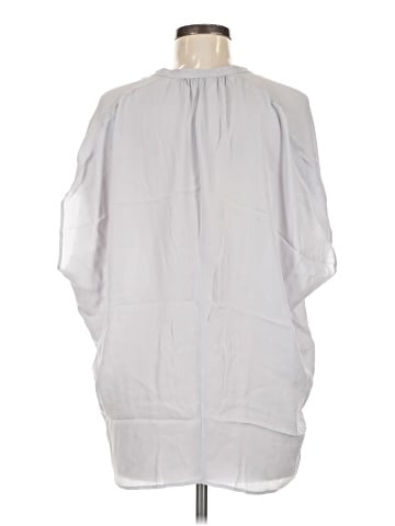Vince. 3/4 Sleeve Silk Top (view 2)