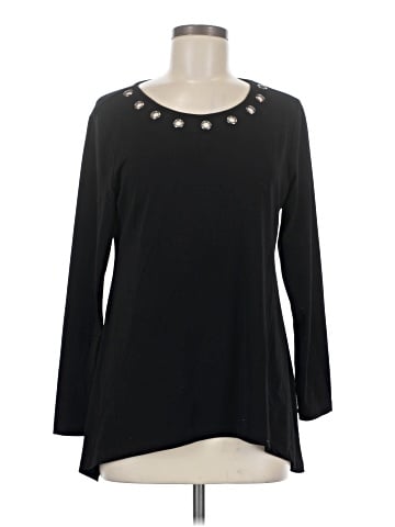 Christopher & Banks 3/4 Sleeve T-Shirt (view 1)