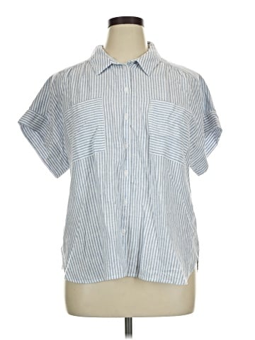 Caslon Short Sleeve Blouse (view 1)
