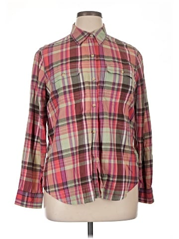 Chaps Long Sleeve Button-Down Shirt (view 1)