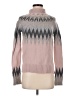 Obermeyer 100% Wool Chevron-herringbone Pink Wool Pullover Sweater Size XS - photo 1
