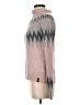 Obermeyer 100% Wool Chevron-herringbone Pink Wool Pullover Sweater Size XS - photo 5